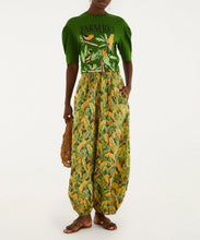 Load image into Gallery viewer, Green Forest Parrots Pockets Balloon Pants