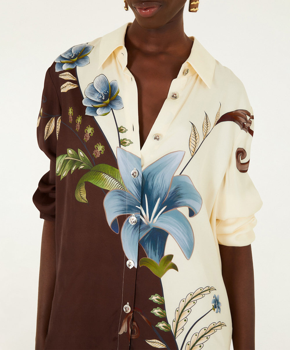Millena Buttoned Collared Shirt