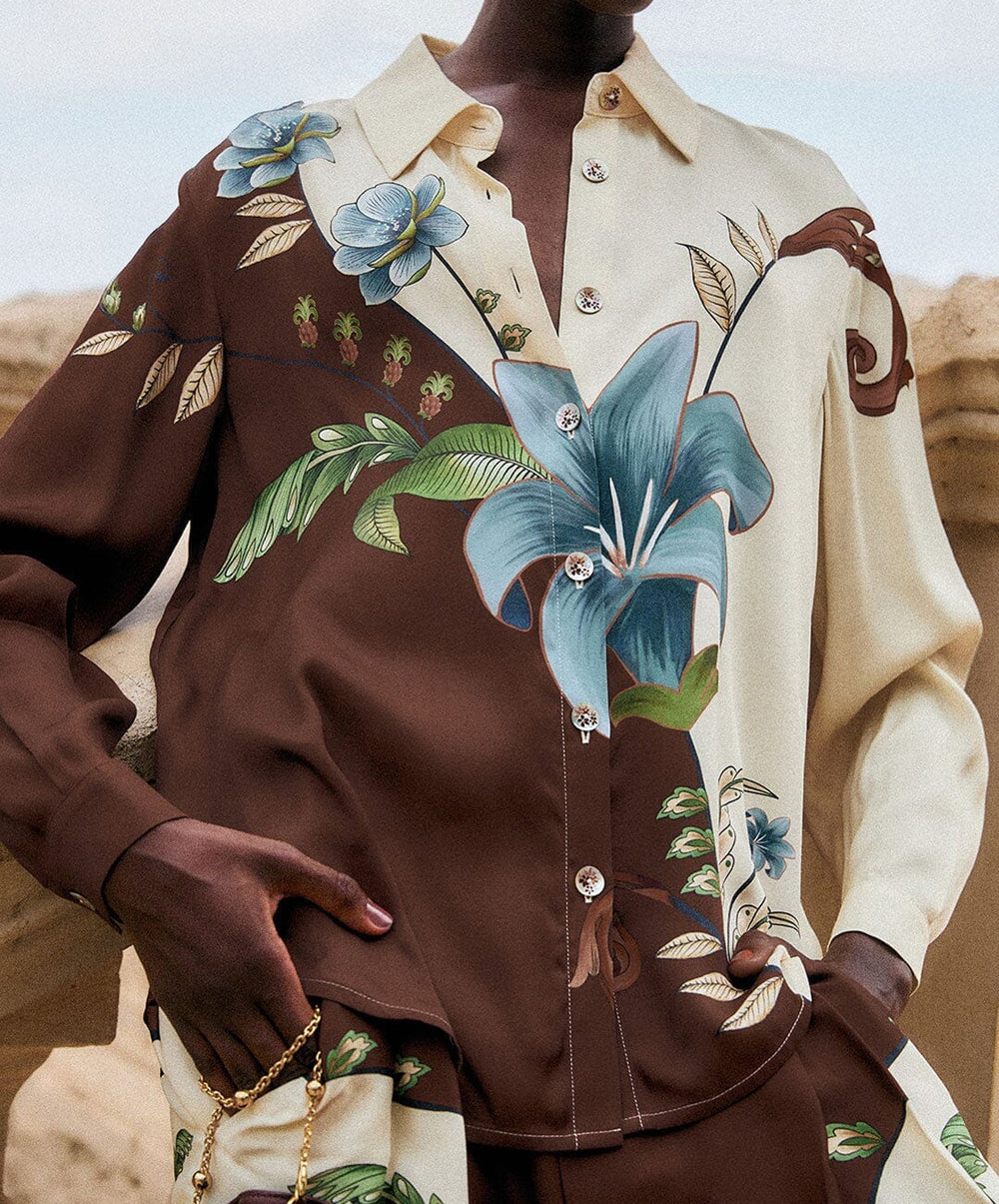 Millena Buttoned Collared Shirt