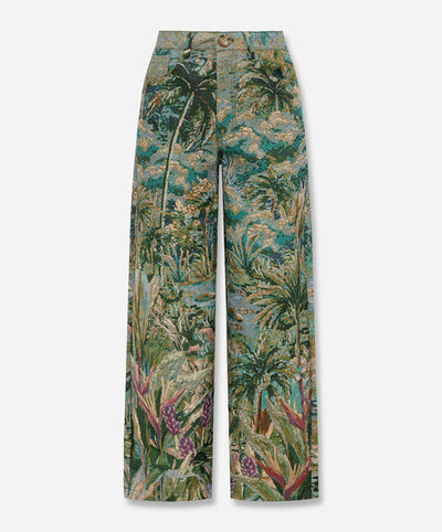 Petricor Multicolor Jacquard Denim