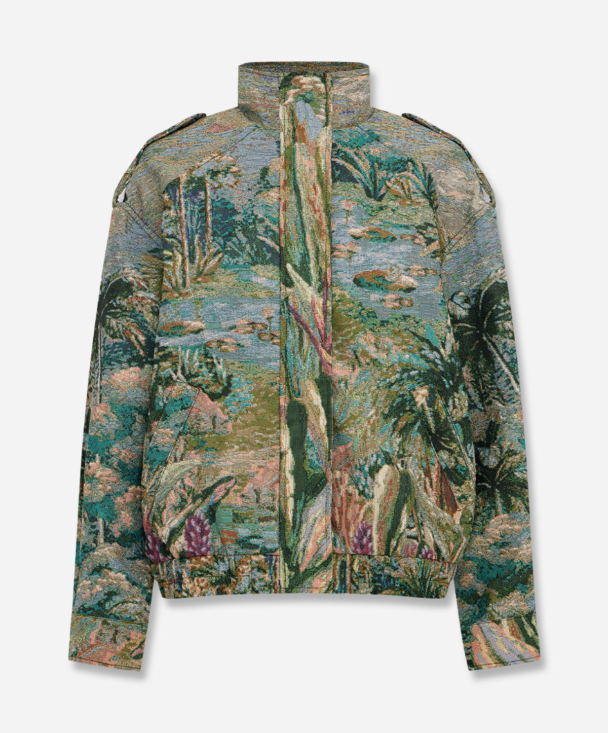 Short Jacquard Petricor Jacket