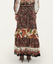Load image into Gallery viewer, Tiny Garden Black Mix Maxi Skirt