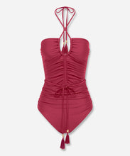 Load image into Gallery viewer, GELSO Belted Keyhole One Piece