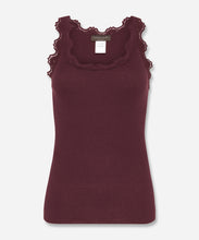 Load image into Gallery viewer, Babette Silk Sleeveless U-Neck Lace Top