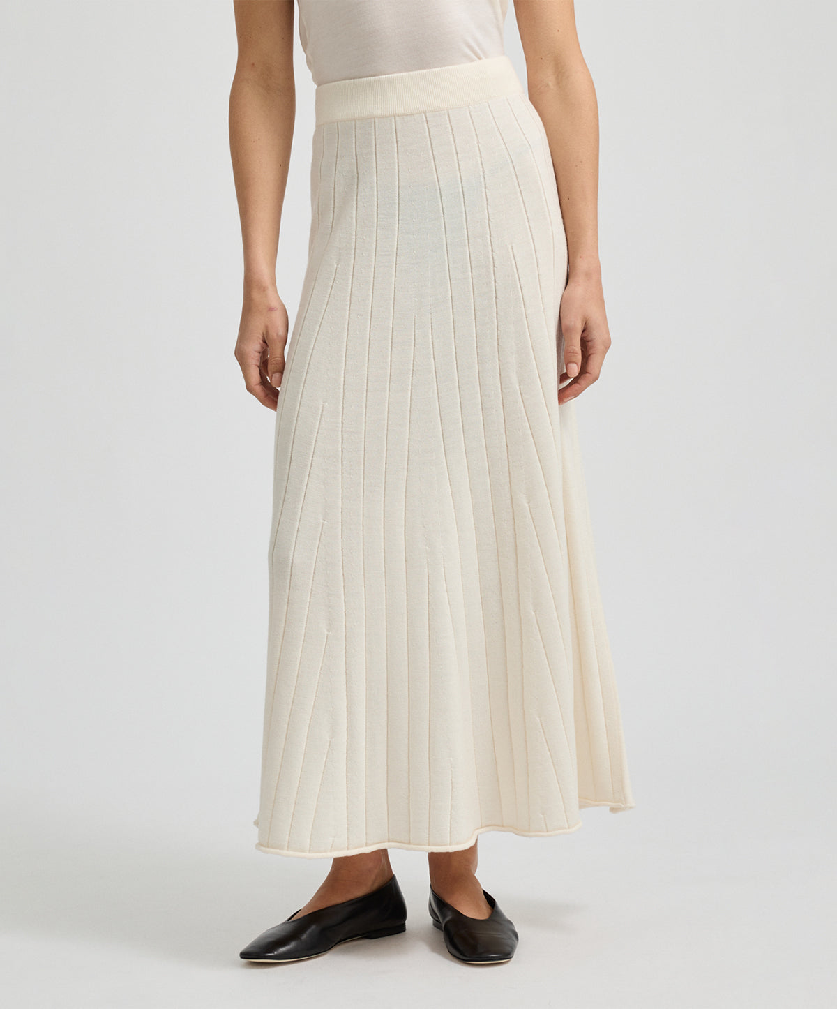 Fine Rib Skirt