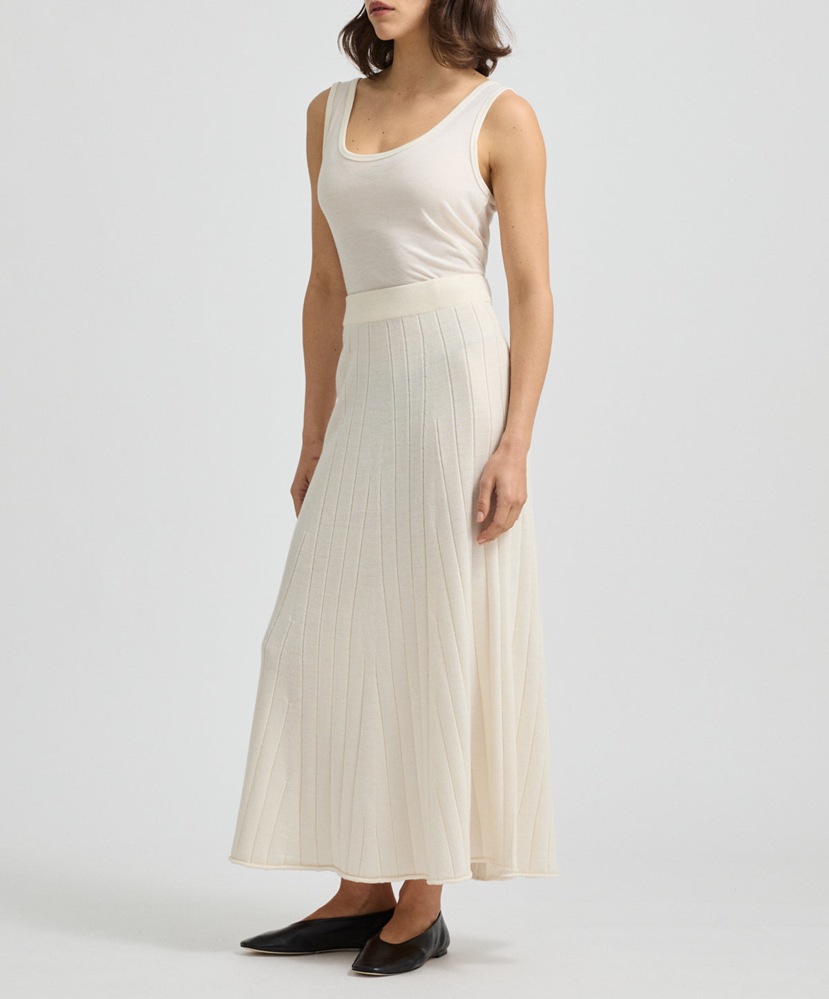 Fine Rib Skirt