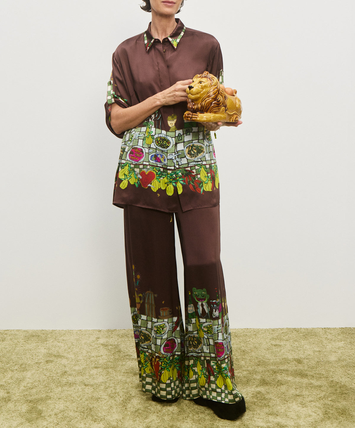 Fredo Silk Pant