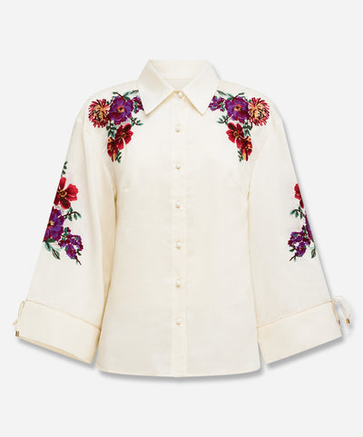 Frida Embroidery Shirt