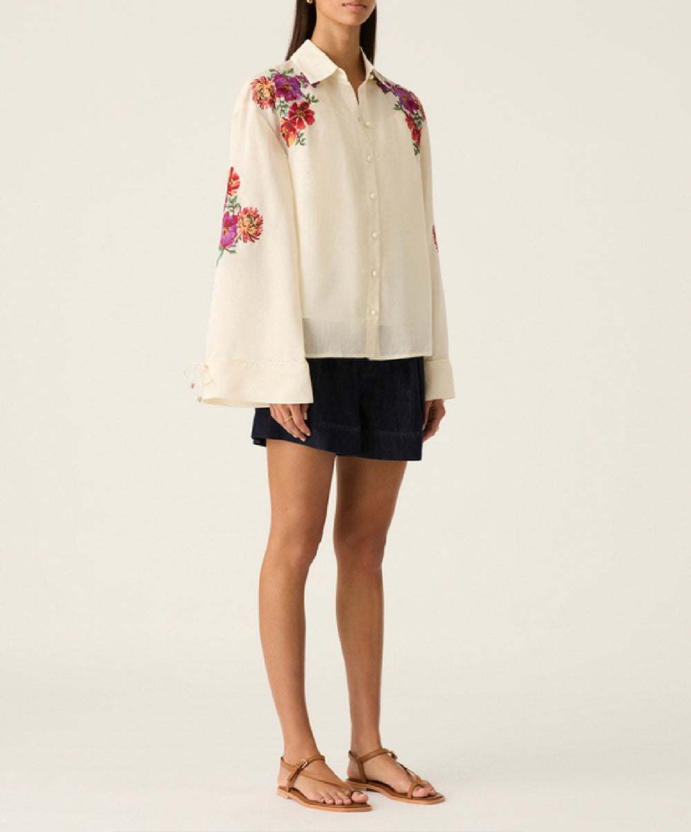 Frida Embroidery Shirt