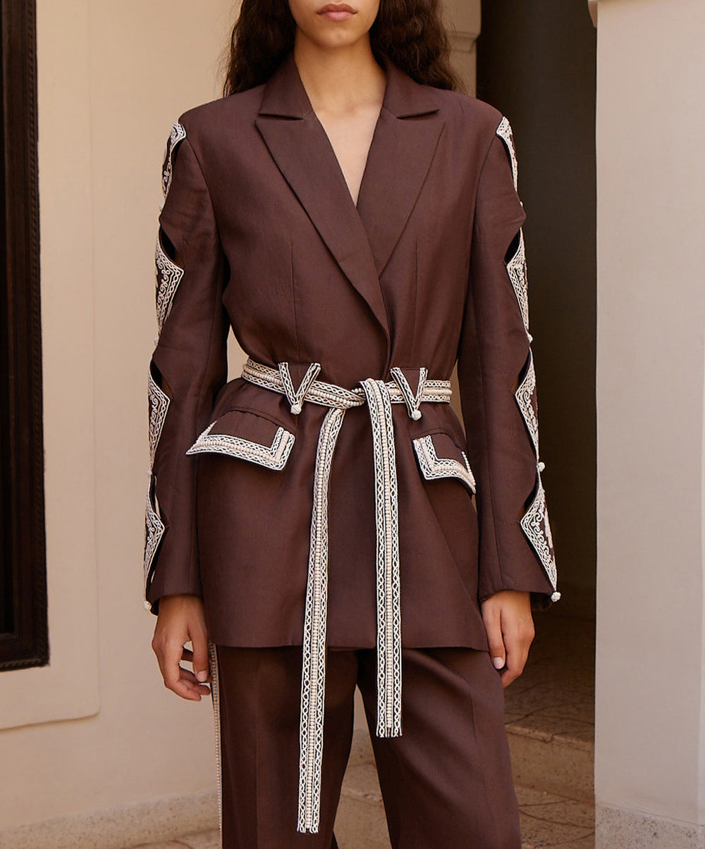 Leandra Corded Blazer