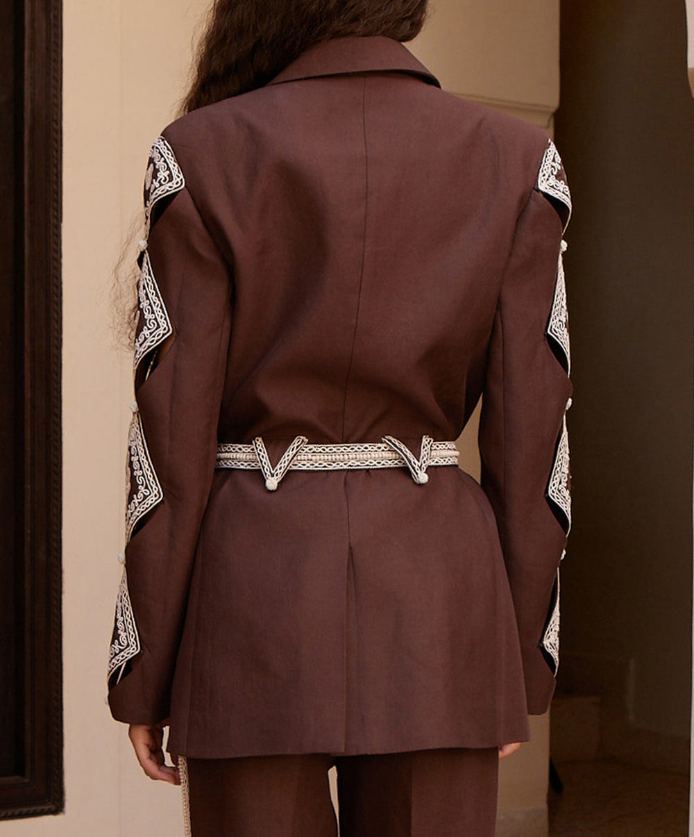 Leandra Corded Blazer