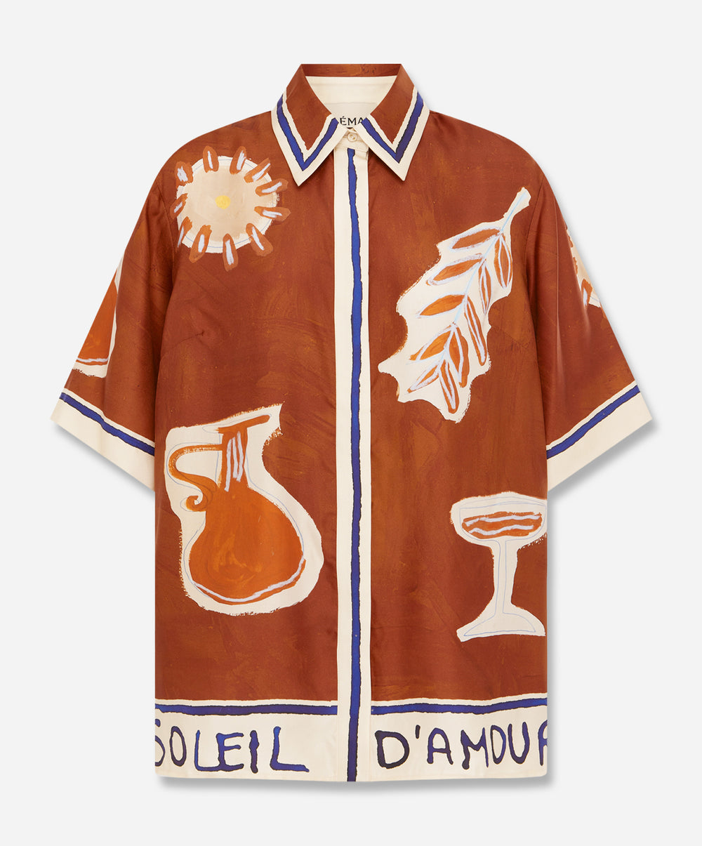 Soleil D'Amour Silk Shirt