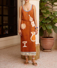 Load image into Gallery viewer, Soleil D&#39;Amour Silk Midi Dress