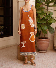 Load image into Gallery viewer, Soleil D&#39;Amour Silk Midi Dress