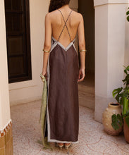 Load image into Gallery viewer, Leandra Corded Slip Midi Dress