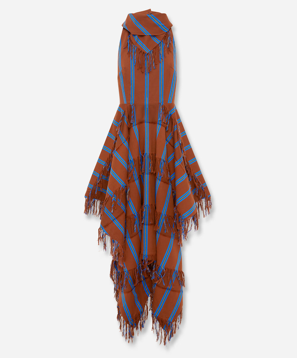 Noura Fringe Midi Dress