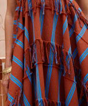 Load image into Gallery viewer, Noura Fringe Midi Dress