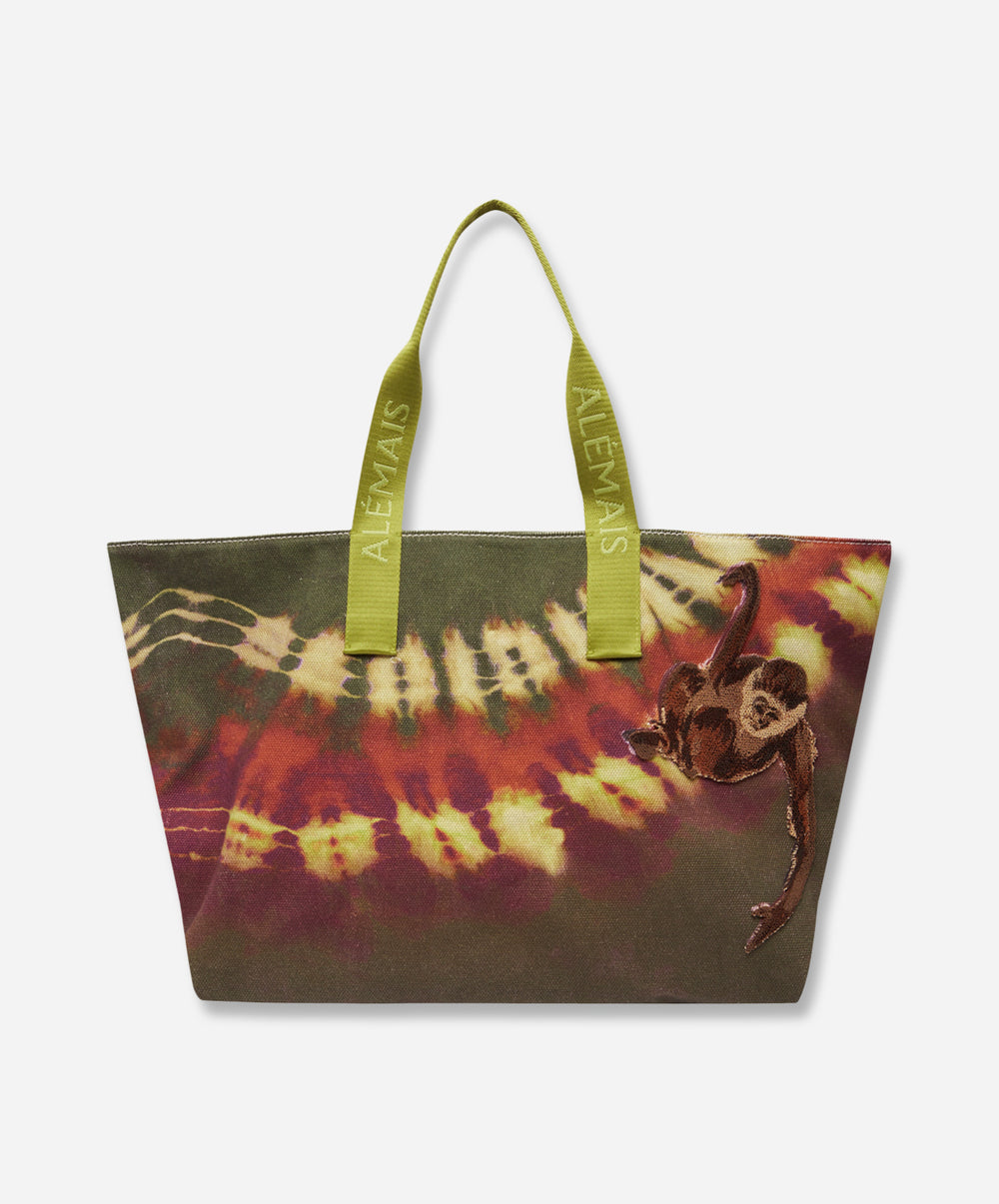 Safi Textured Patch Beach Tote