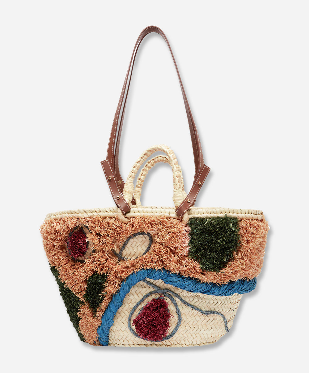 Michelle Tufted Midi Basket