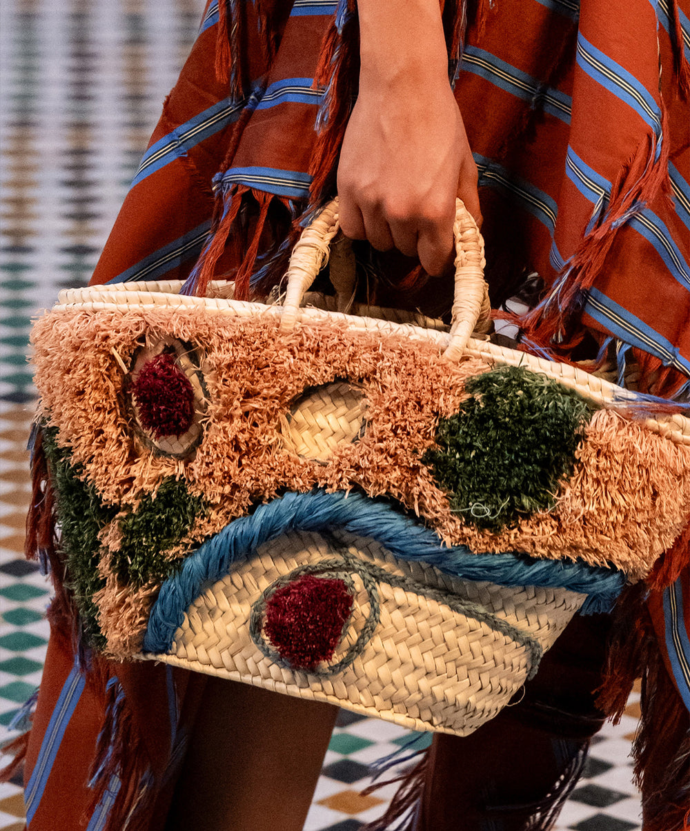 Michelle Tufted Midi Basket