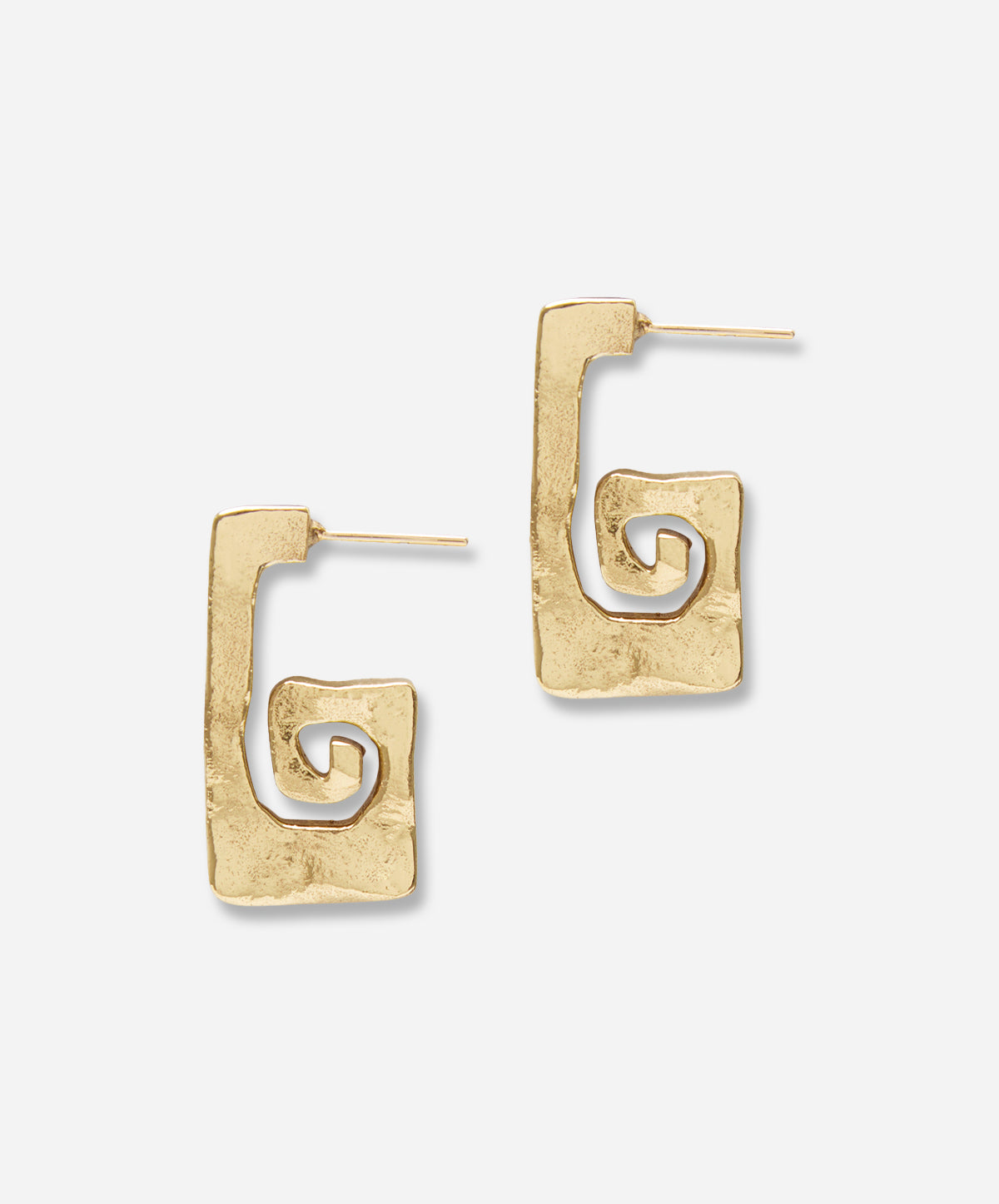 Le Jardin Long Spiral Earrings