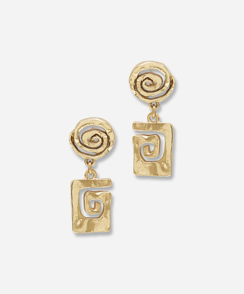 Le Jardin Spiral Earrings