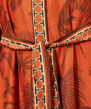Load image into Gallery viewer, Monkey Dance Silk Shirtdress