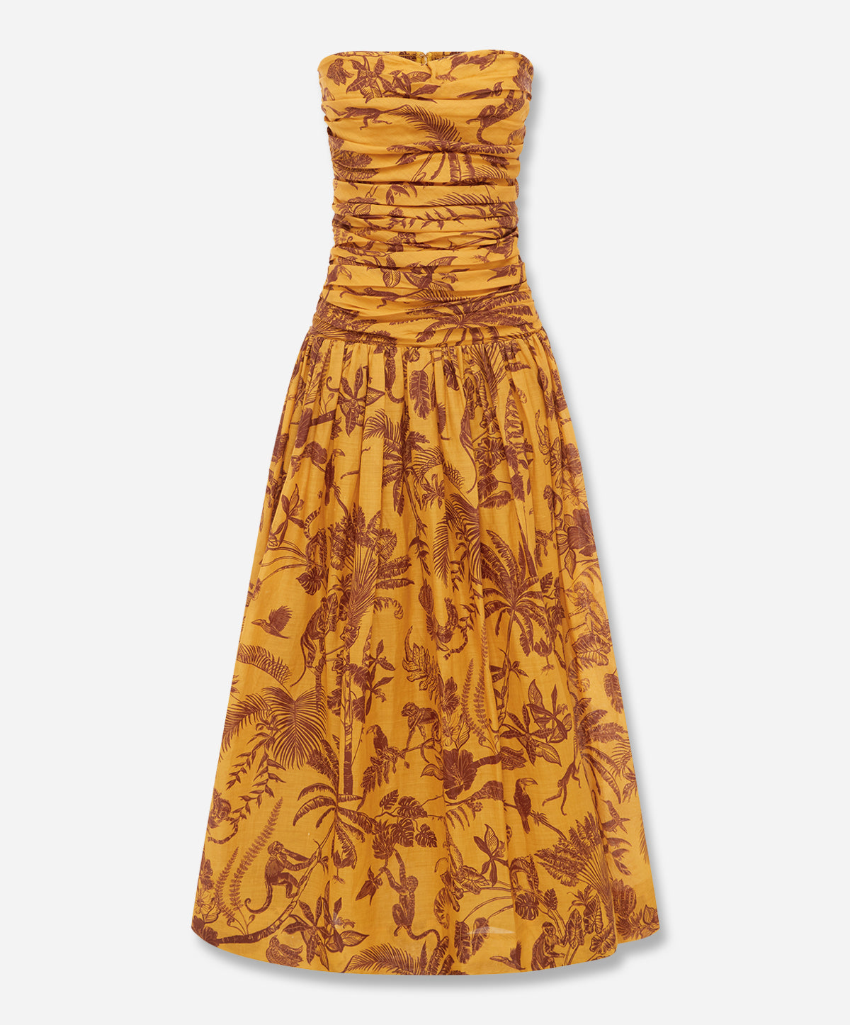 Banana Blossom Ruched Gown