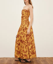 Load image into Gallery viewer, Banana Blossom Ruched Gown