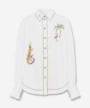 Load image into Gallery viewer, Camelia Embellished Shirt