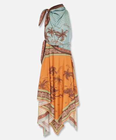 Alberta Scarf Midi Dress