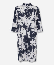 Load image into Gallery viewer, Indigo Leaf Middy Daisy Dress