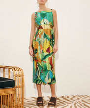 Load image into Gallery viewer, Mokshini Beaded Fringe Midi Dress