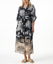 Load image into Gallery viewer, Midnight Palm Jasmine Dress