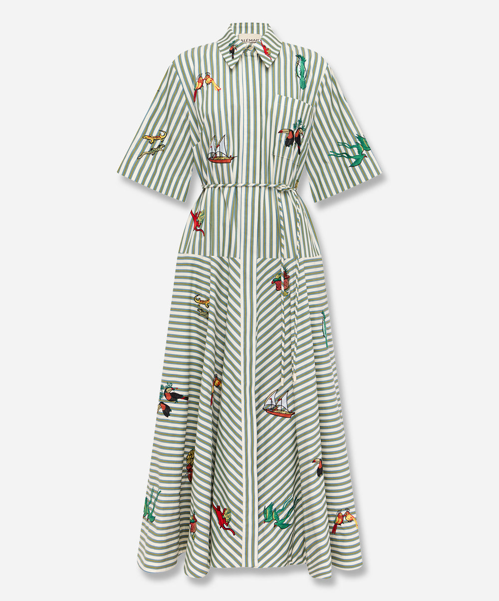 Bisou Embroidered Shirtdress | The Forme Bisou Embroidered Shirtdress | The Forme
