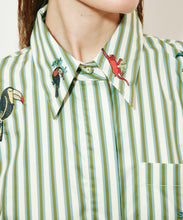 Load image into Gallery viewer, Bisou Embroidered Shirtdress