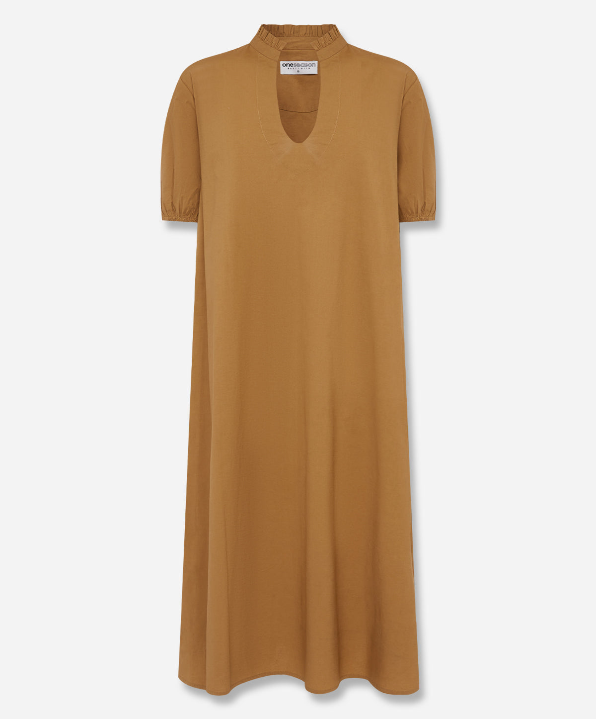 Plain Cotton Luxe Long Grace Dress