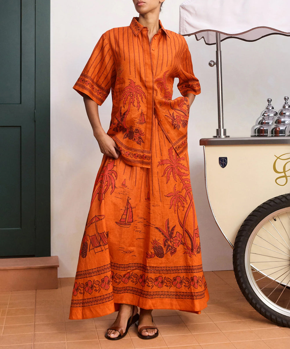 Boathouse Midi Skirt