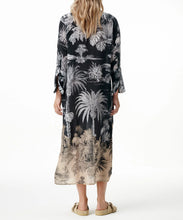 Load image into Gallery viewer, Midnight Palm Long Genie Dress