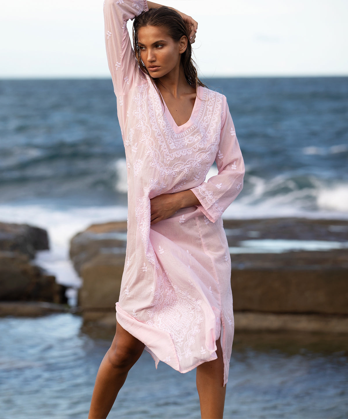 Goa Embroidery Long Goa Dress