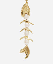 Load image into Gallery viewer, Calypso Pearl Fish Drop Earrings