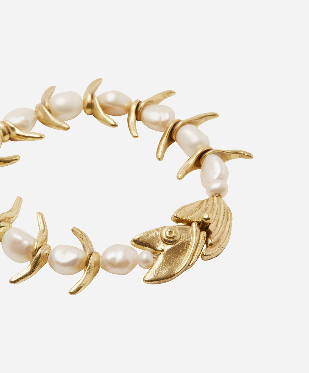 Calypso Pearl Fish Bracelet