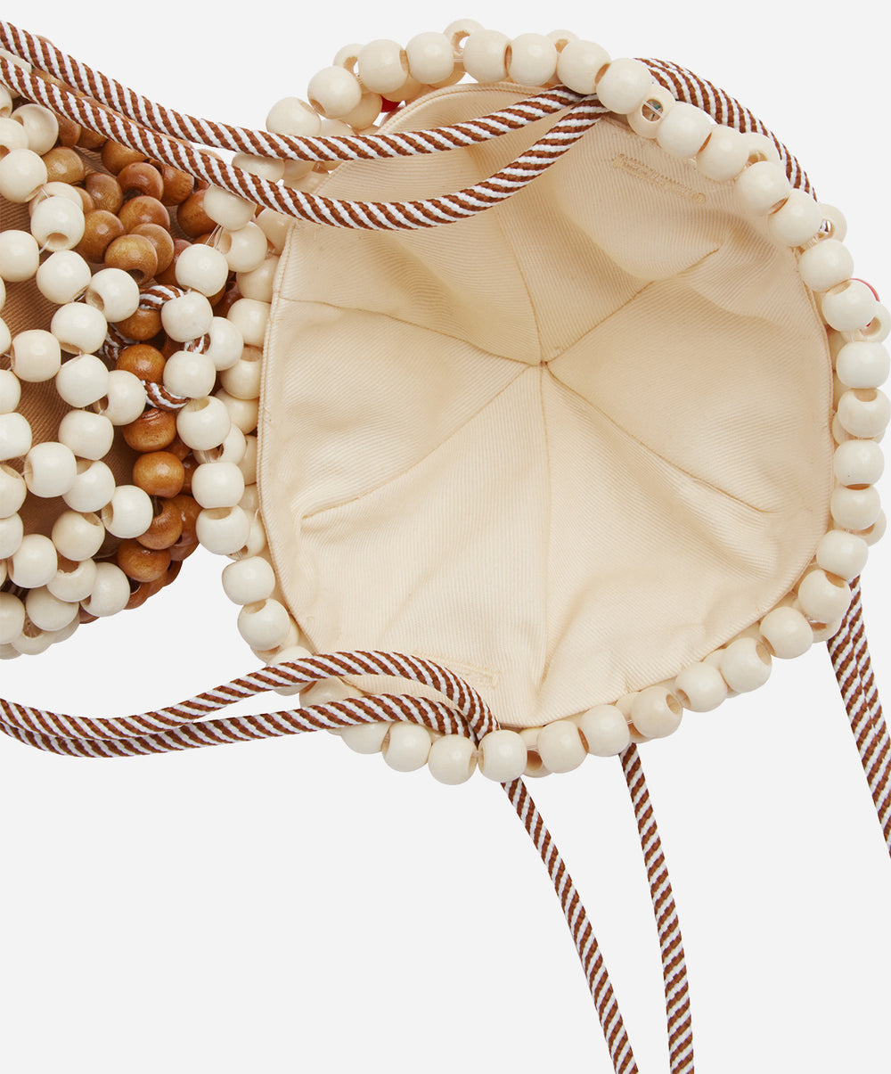 Wood Bead Gelato Mini Bag