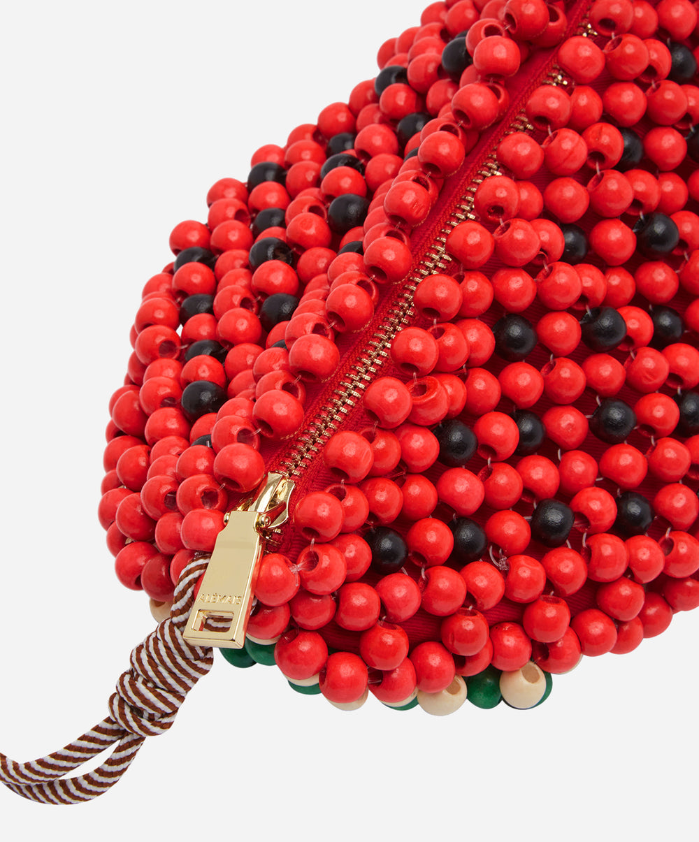 Wood Bead Watermelon Mini Bag