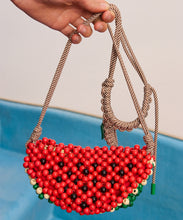 Load image into Gallery viewer, Wood Bead Watermelon Mini Bag