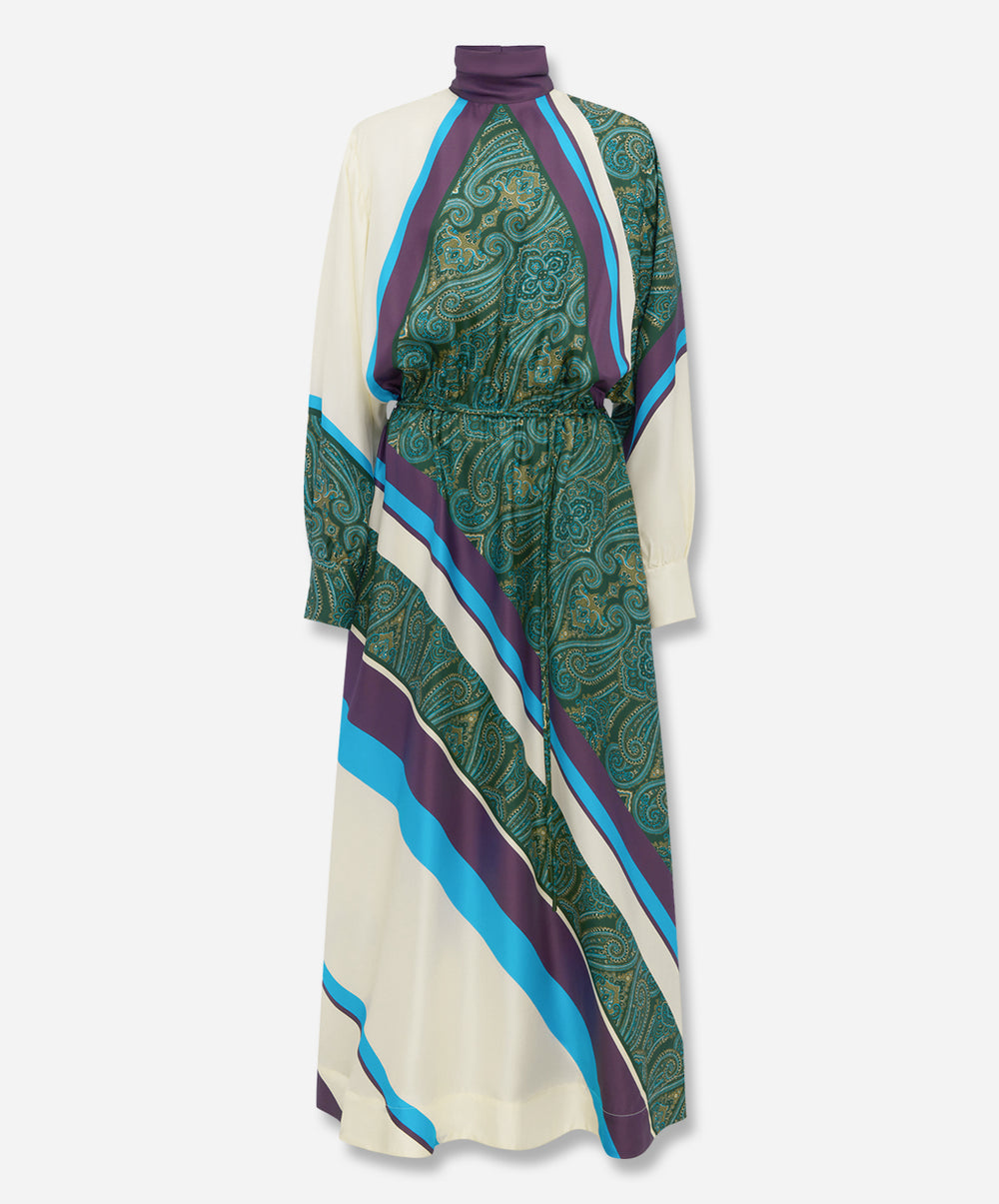 Joni Silk Midi Dress