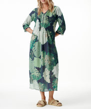 Load image into Gallery viewer, Monstera Night Long Poppy Dress