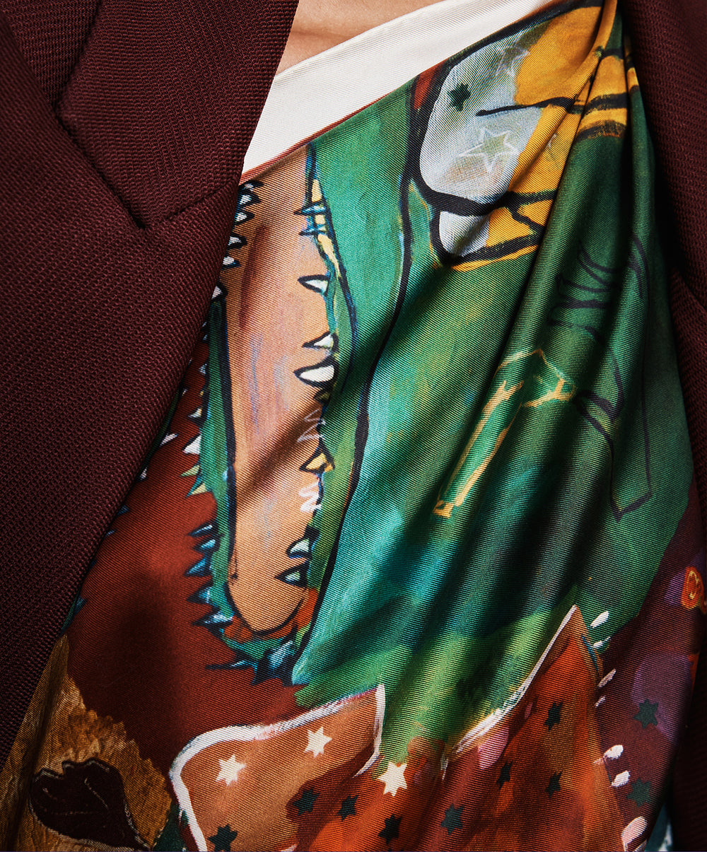 Mlak Silk Scarf