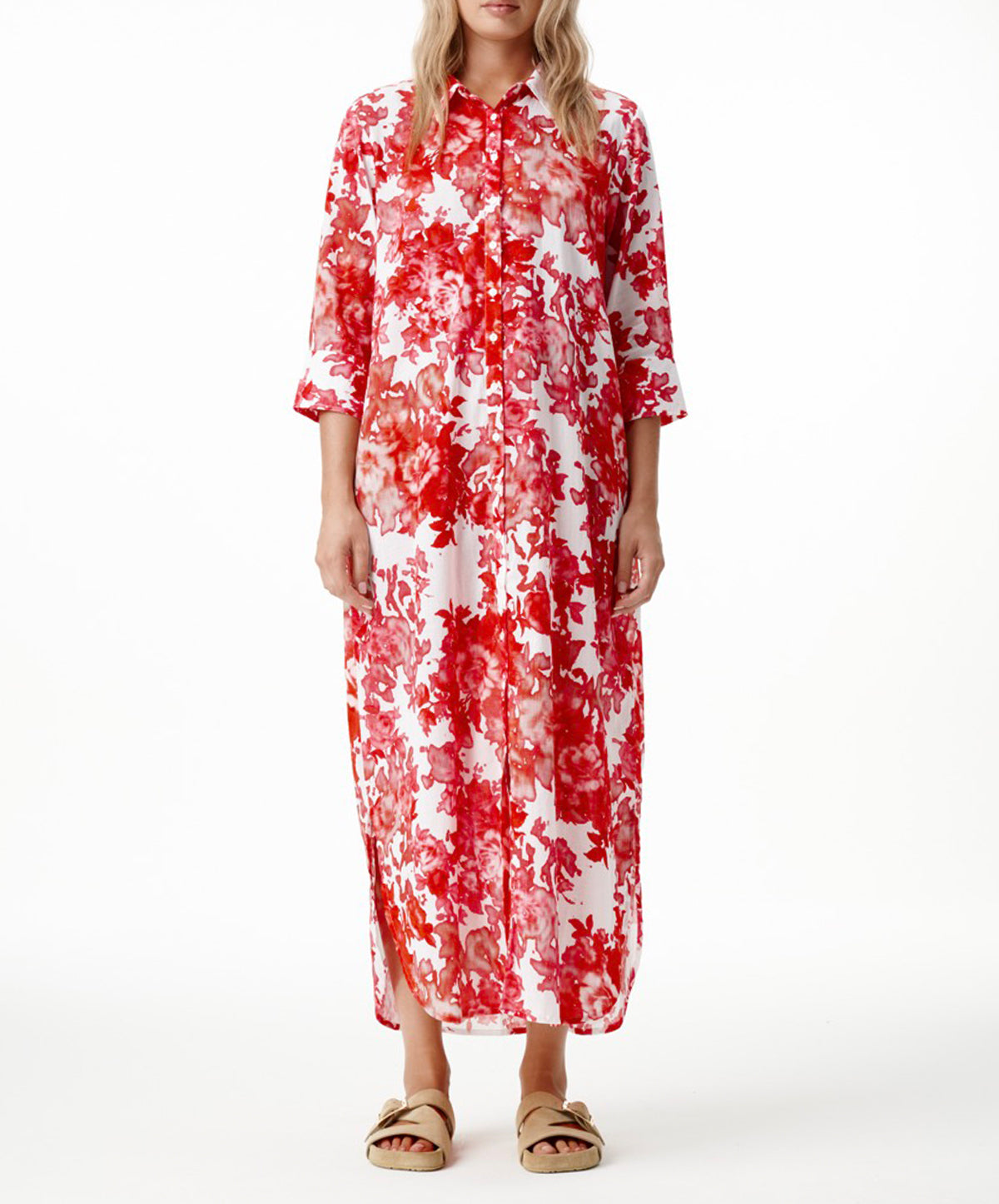 Rose Blanc Long Daisy Dress
