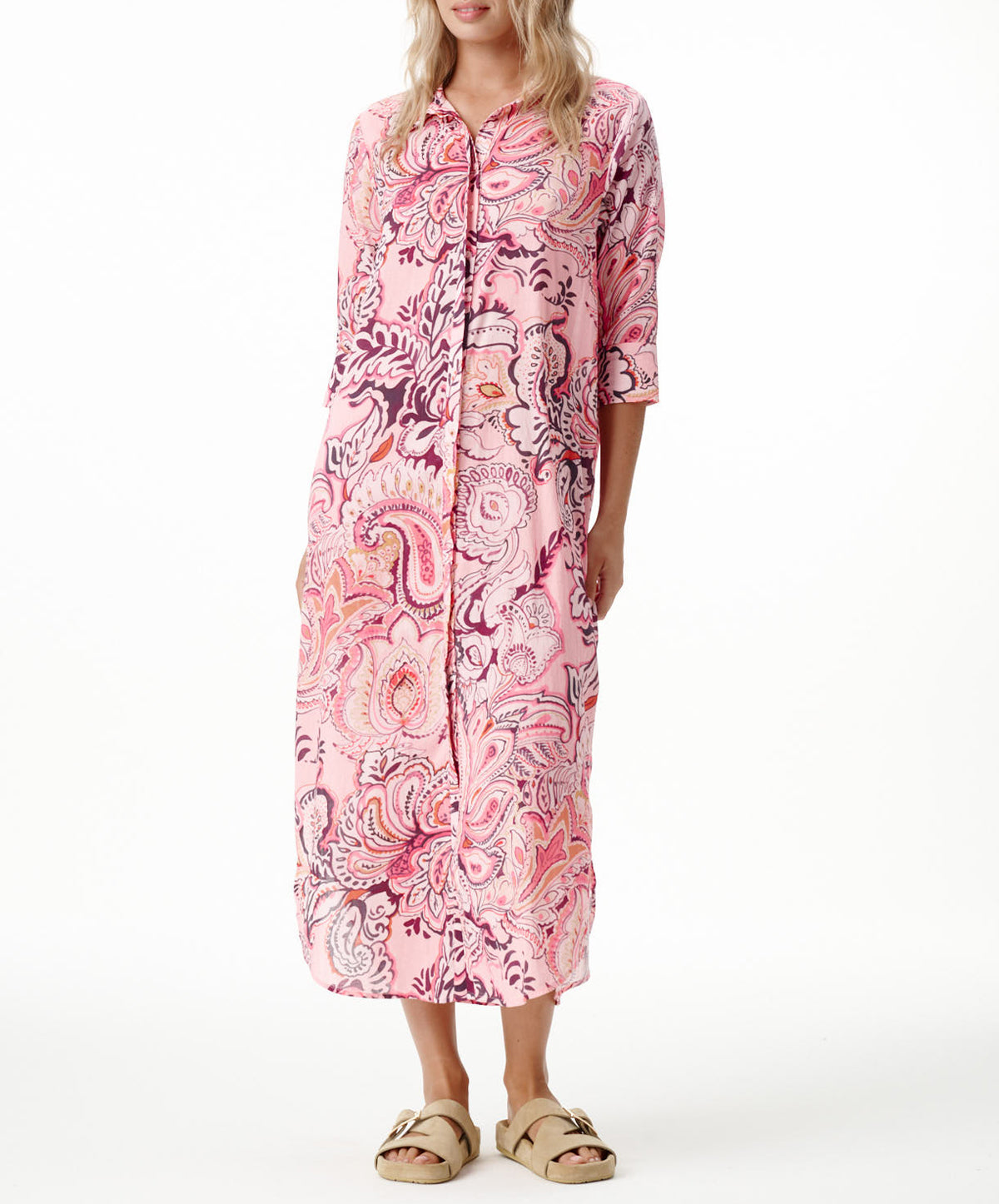 Rosewater Paisley Long Daisy Dress